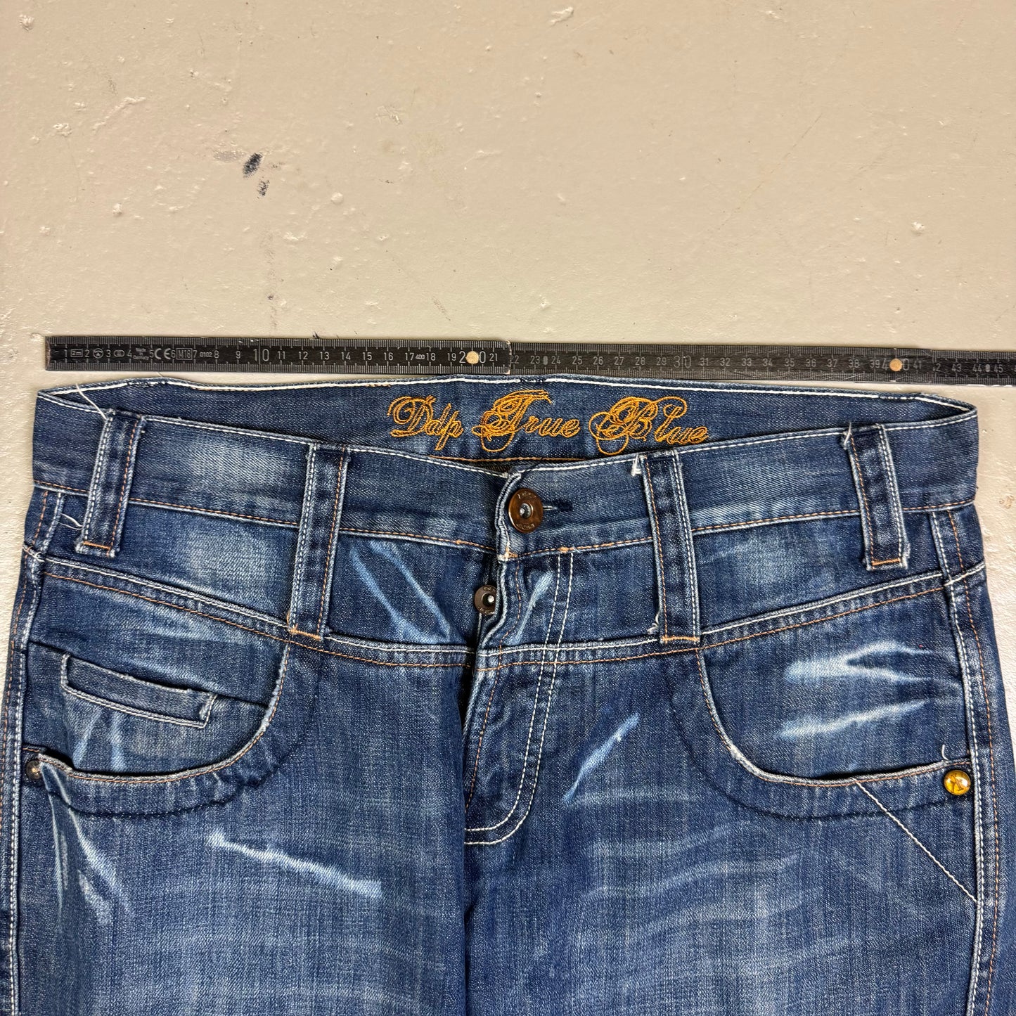 2000‘s Ddp True Blue Baggy Jeans 33x33