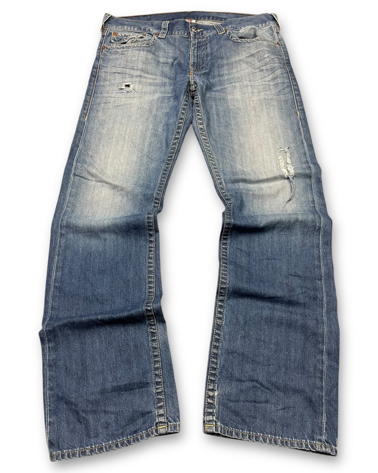 2000’s True Religion Baggy/Straight Jeans 40x36