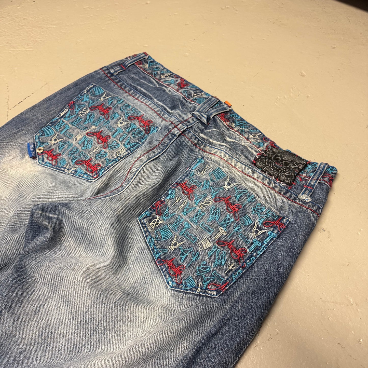 00‘s Akademiks Hip Hop Baggy Jeans Y2K/Vintage *sehr selten 36x34