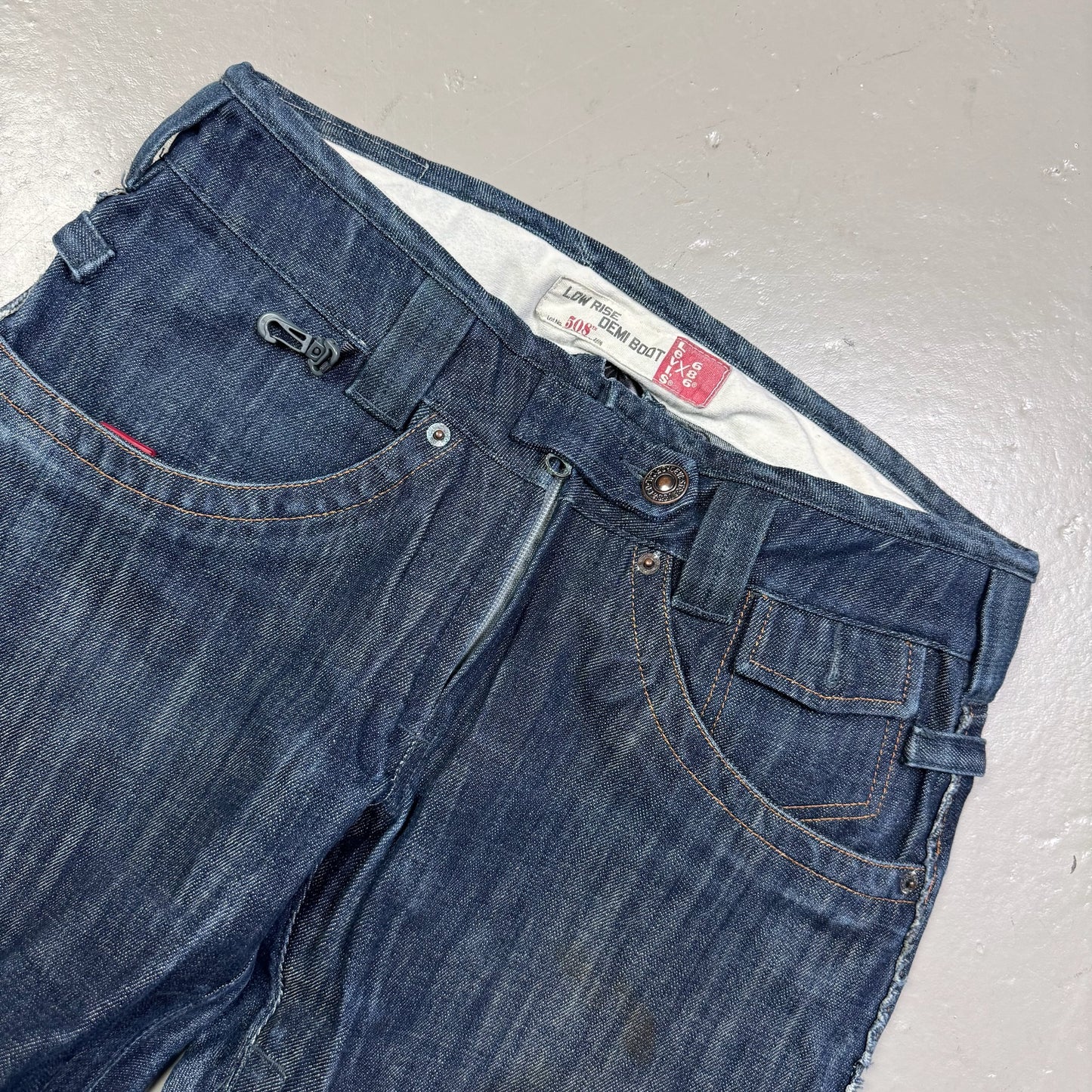 2008 Levi‘s x 686 Low Rise Bootcut Snowpants/Jeans Women‘s *very rare (S/W29)