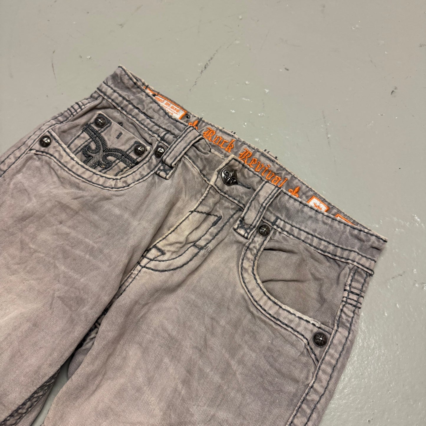 2000‘s Rock Revival Straight Jeans *rare 30x30