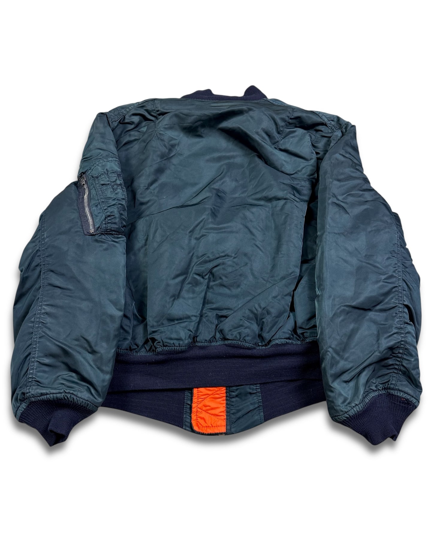 1990‘s Alpha Industries Nylon Bomber Jacket made in U.S.A *very rare (XXL)