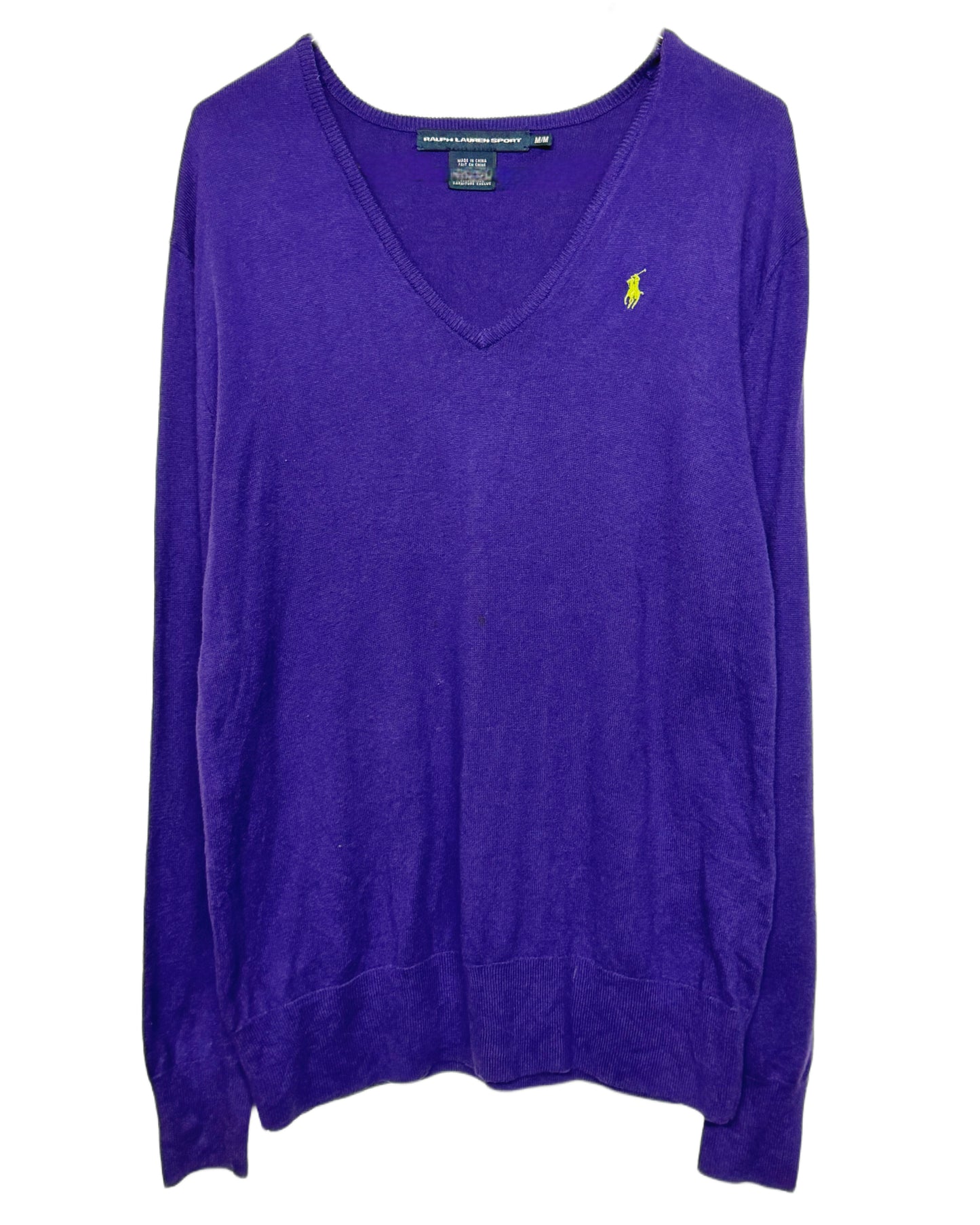 Ralph Lauren V-Neck Knit Sweater (M)