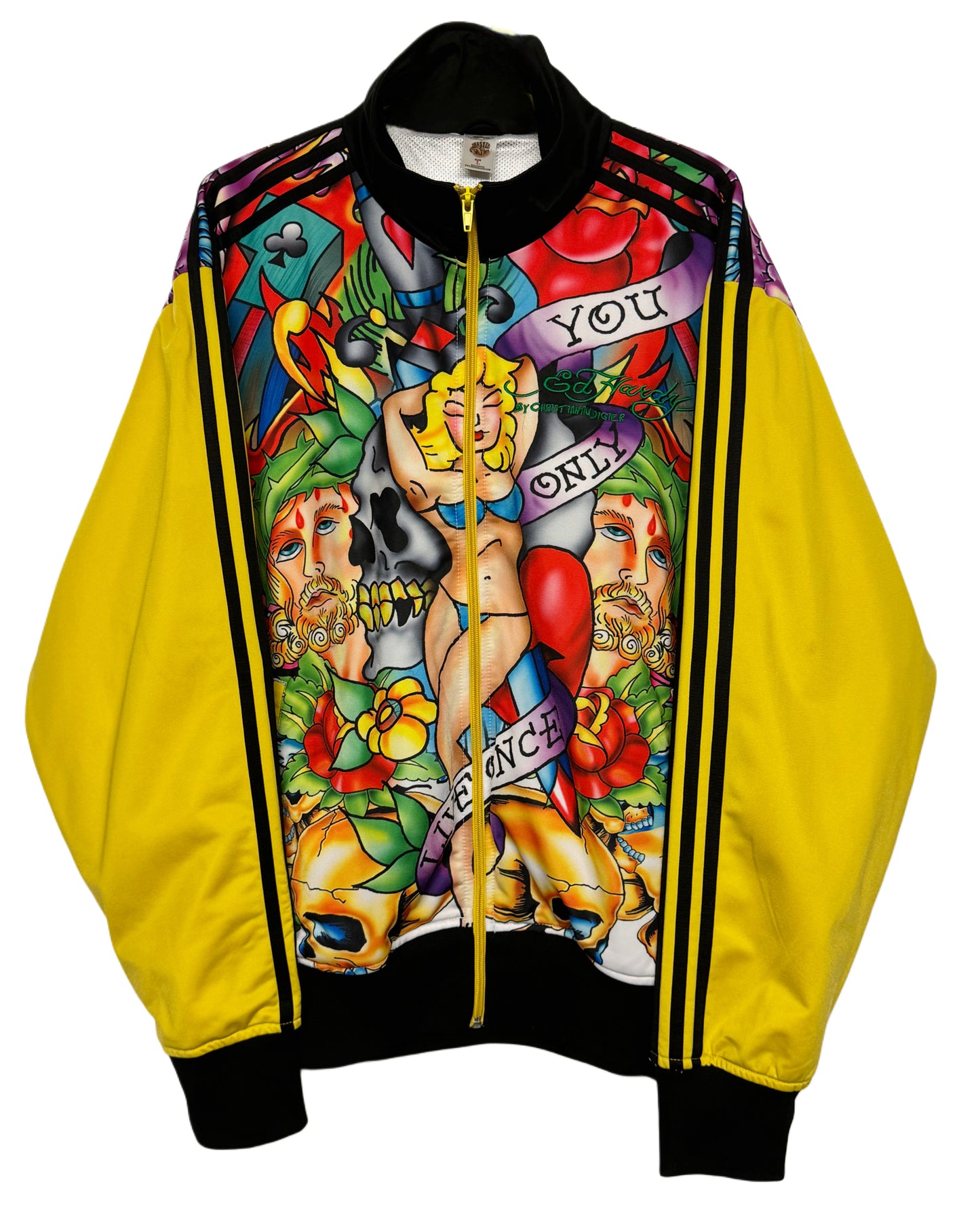 00‘s Ed Hardy Trainingsjacke *sehr selten (L)