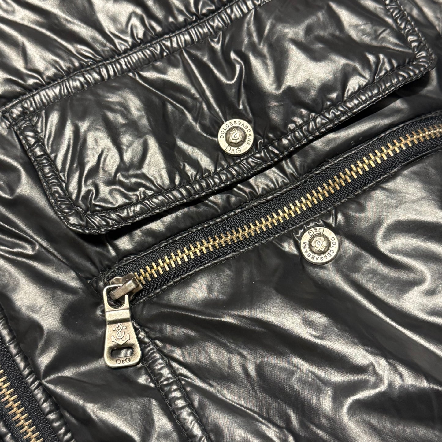 2000‘s Dolce & Gabbana Shiny Jacket made in Italy *very rare (XL)