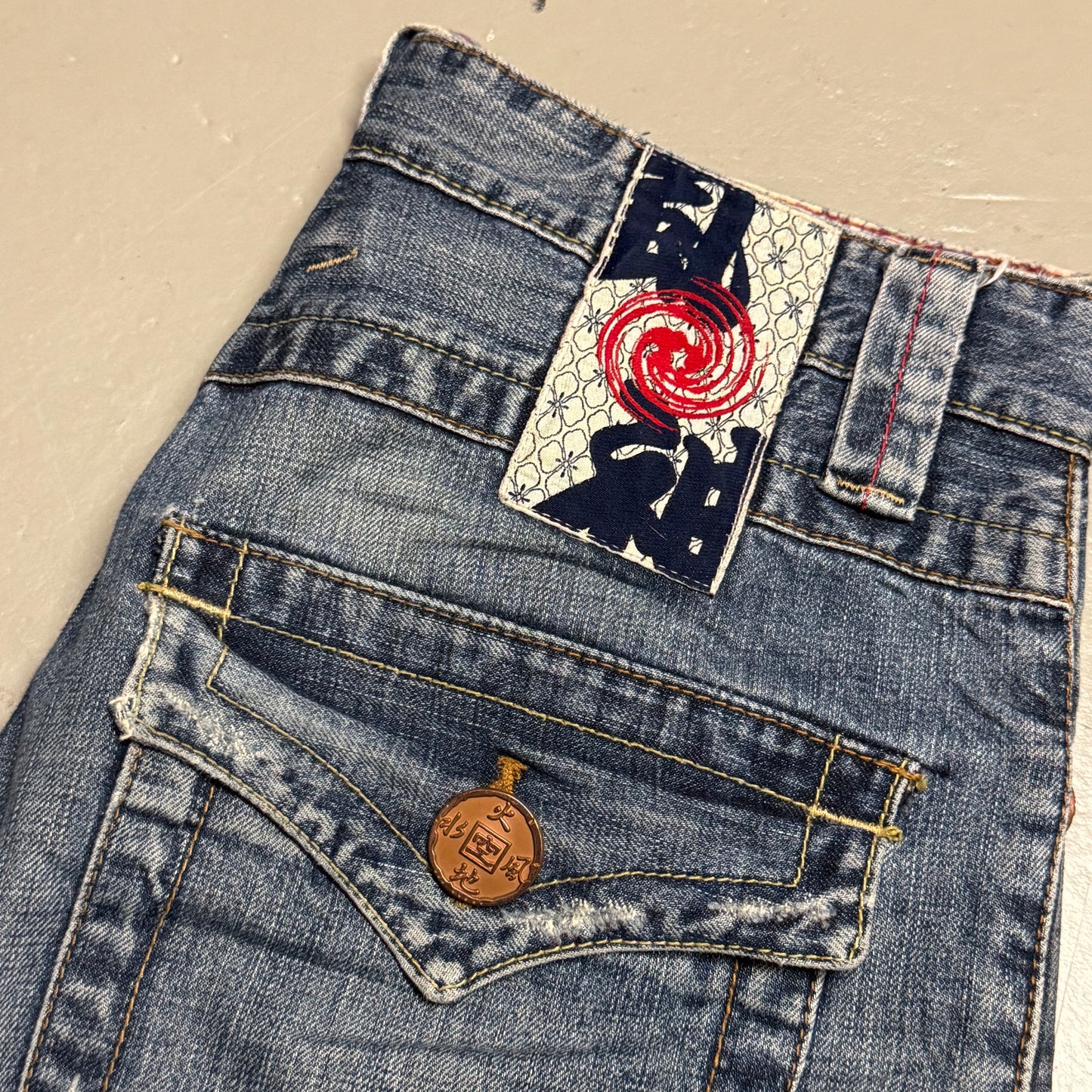 2000‘s Blue Way Japanese Straight Jeans *rare 30x32