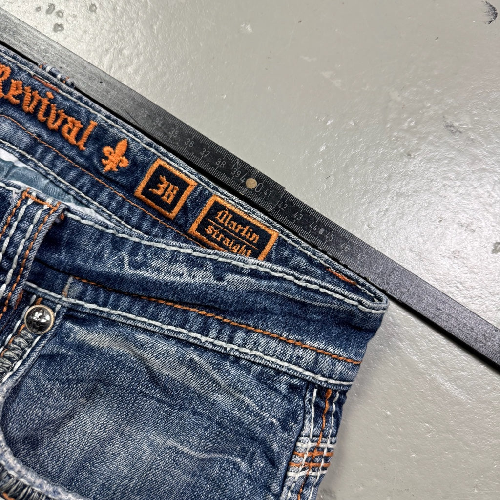 2000’s Rock Revival Baggy Jeans *rare 38x34