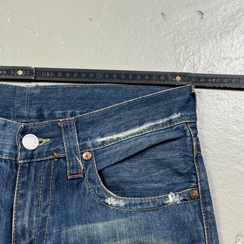 2000’s True Religion Baggy Bootcut Jeans *rare 32x29