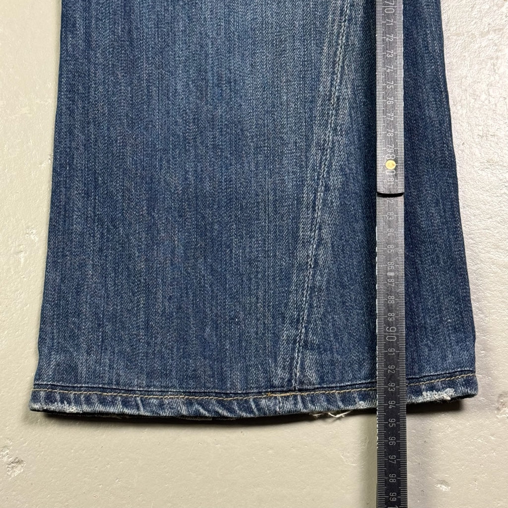 2000’s True Religion Baggy Bootcut Jeans *rare 32x29