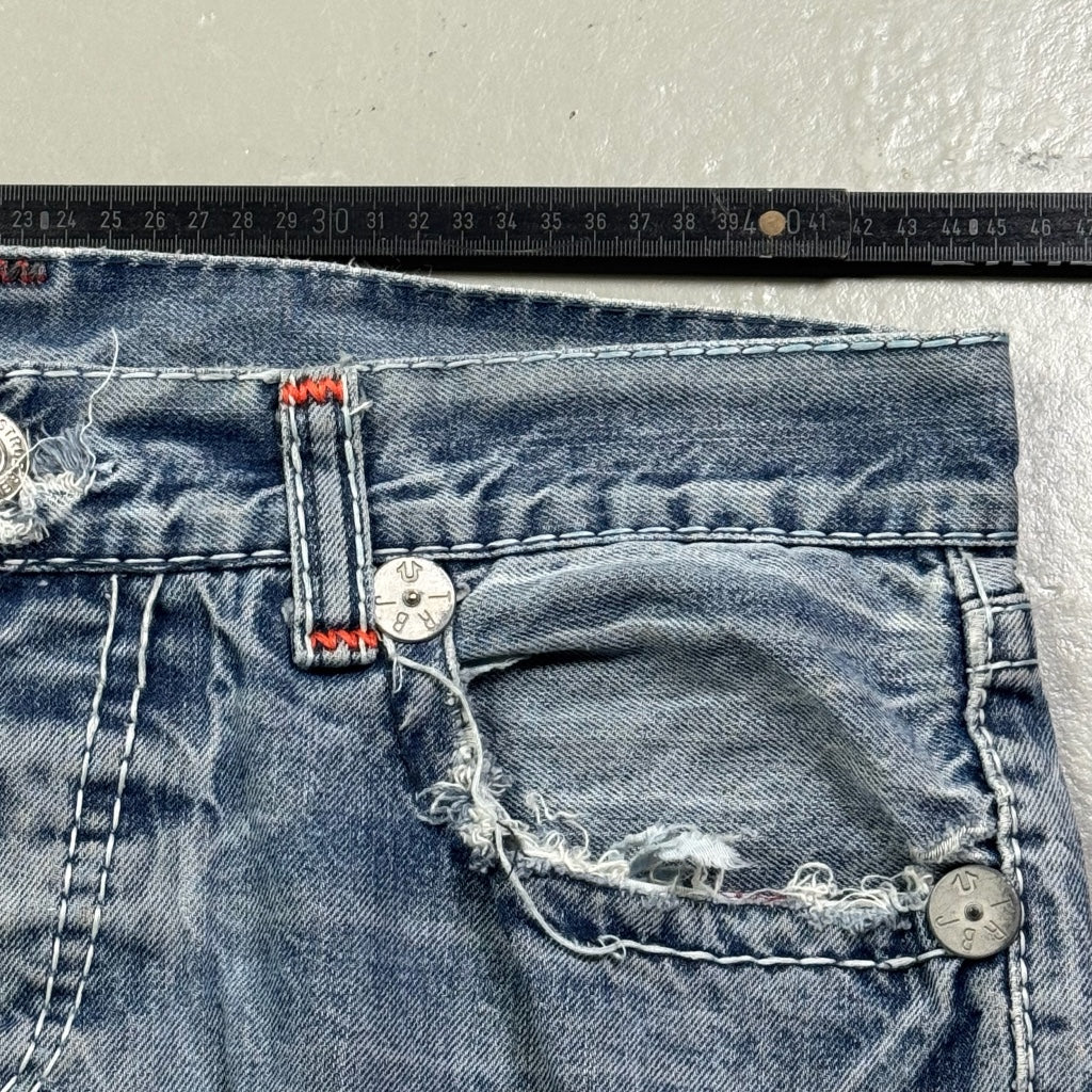 2000’s True Religion Baggy/Straight Jeans *rare 34x32