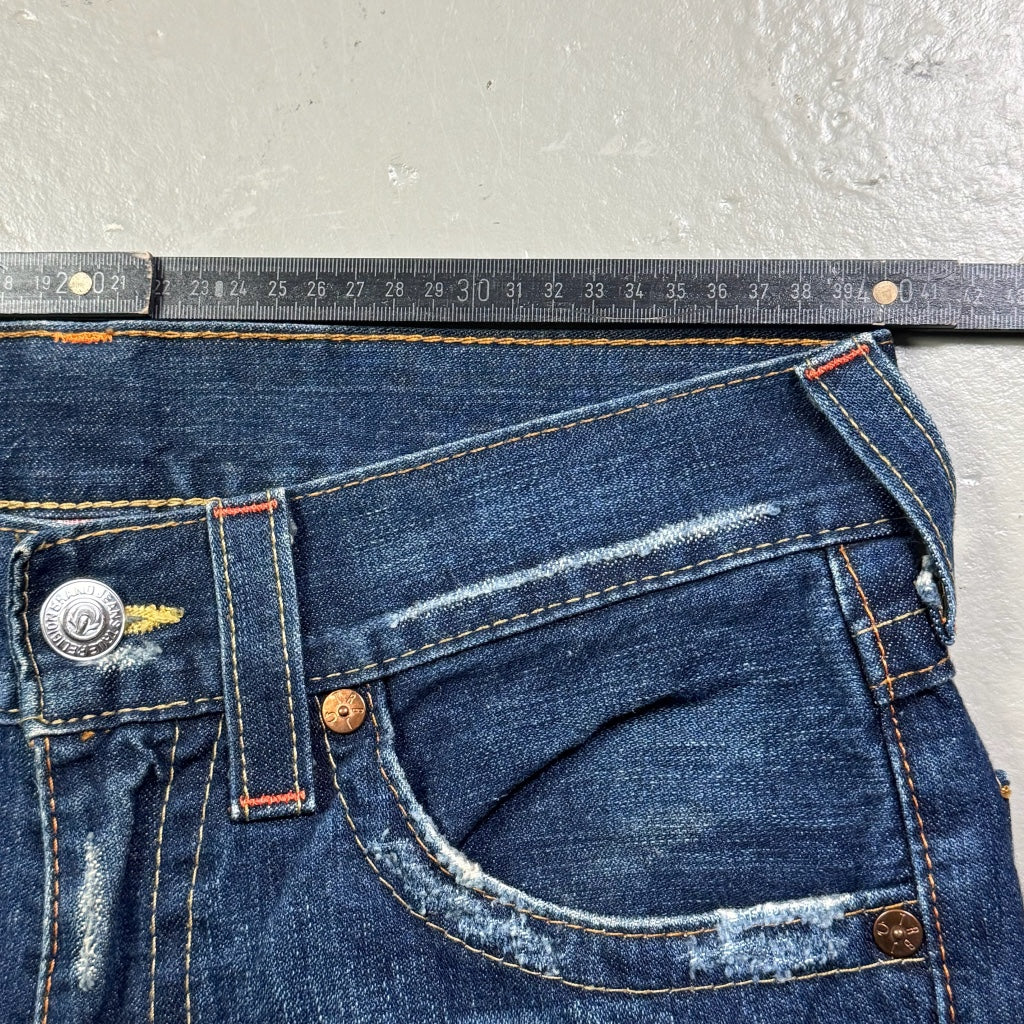 2000’s True Religion Baggy Bootcut Jeans *rare 30x30