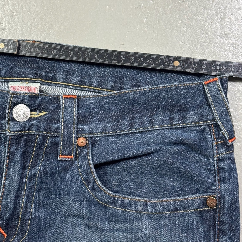 2000’s True Religion Baggy/Straight Jeans *rare 36x34