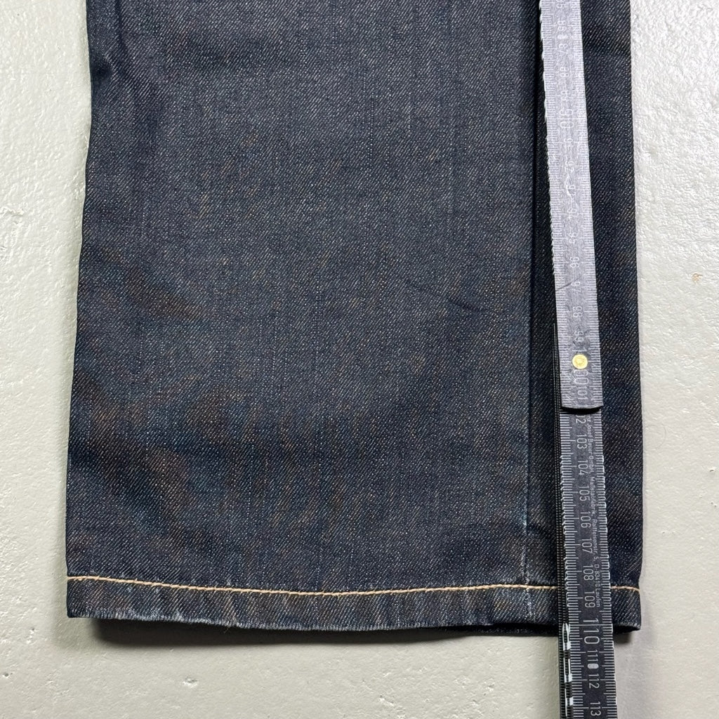 2000’s Big Train Japanese Baggy/Straight Jeans *rare 32x34