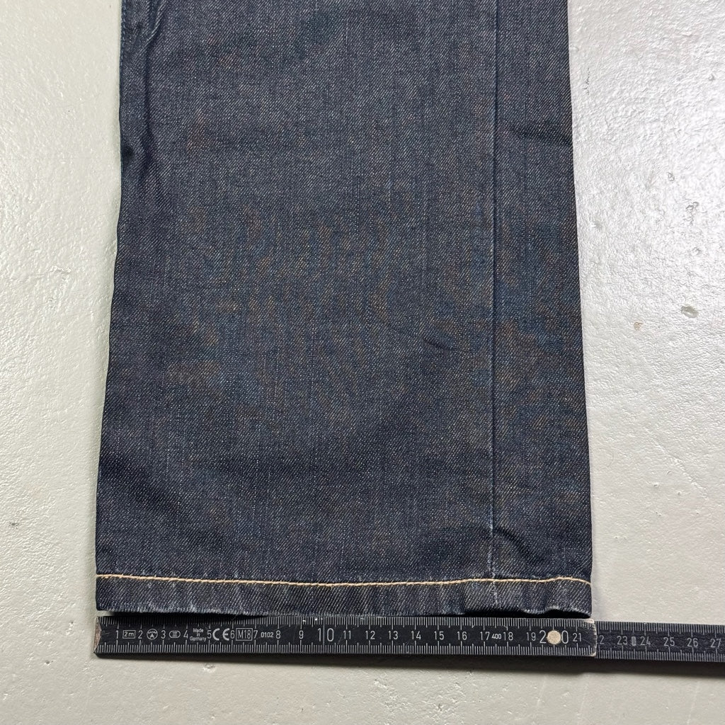 2000’s Big Train Japanese Baggy/Straight Jeans *rare 32x34