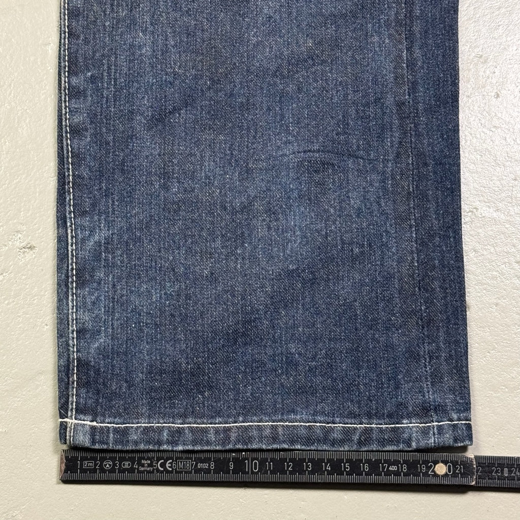 2000’s Sexy Diamond Hip Hop Baggy Jeans *very rare 34x32