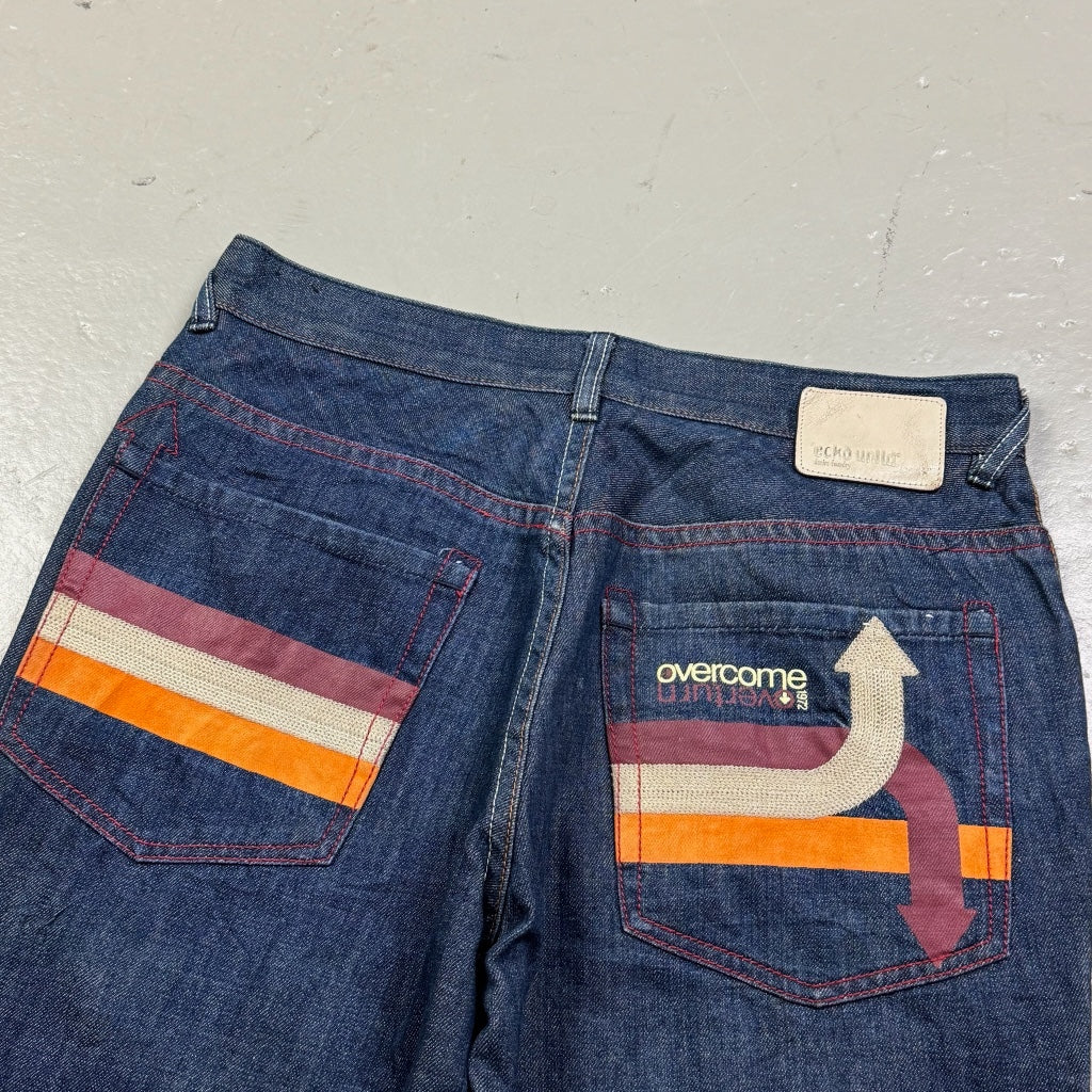 2000’s Eckō Unltd. Hip Hop Baggy Jeans *rare 32x34