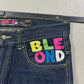 2000’s Double Diamond Japanese Archive Baggy Jeans *very rare 34x32