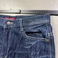 2000’s M.H.X.Z Embroidered Straight/Baggy Jeans 28x32