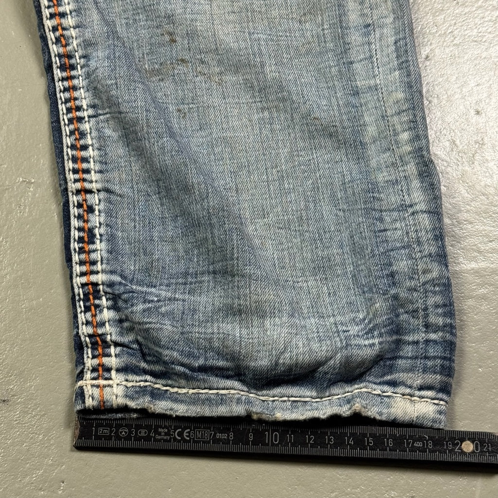 2000’s Rock Revival Baggy/Straight Jeans *rare 28x34