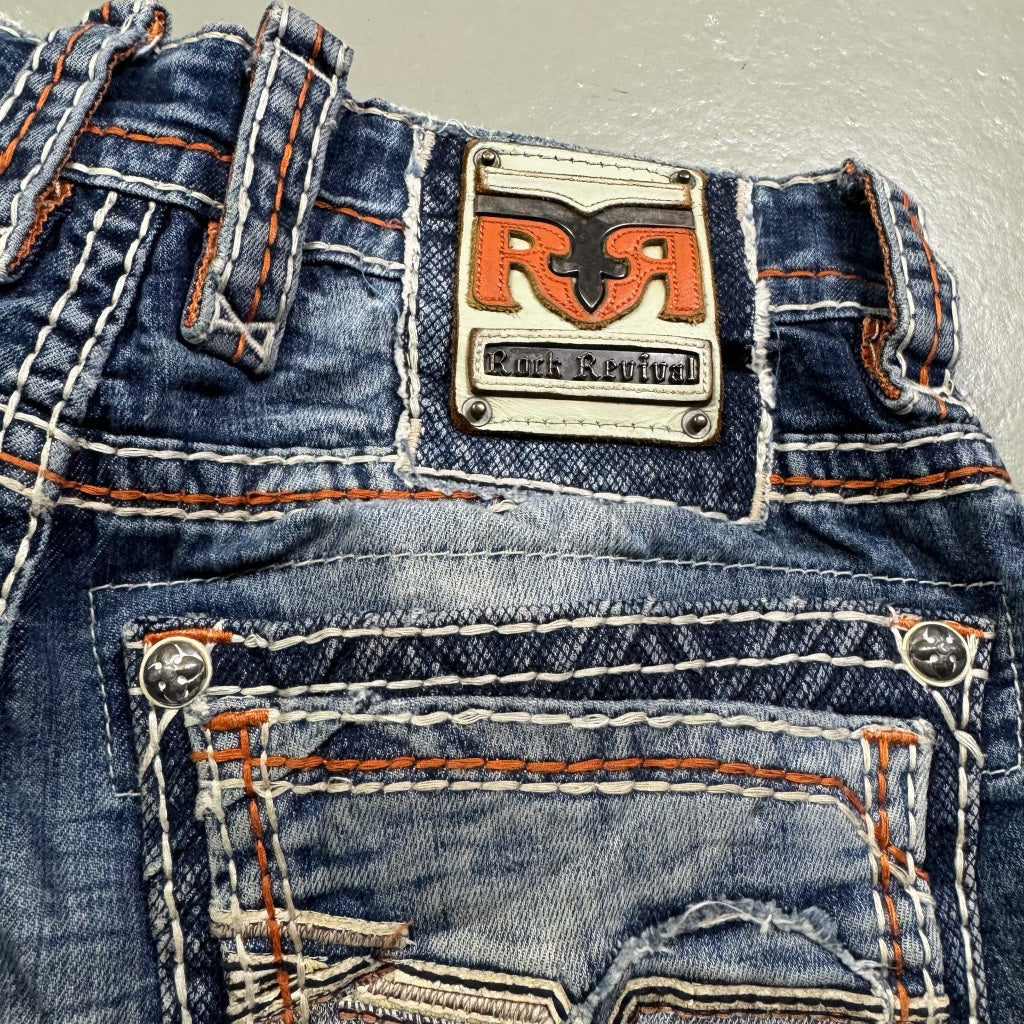 2000’s Rock Revival Baggy/Straight Jeans *rare 28x34
