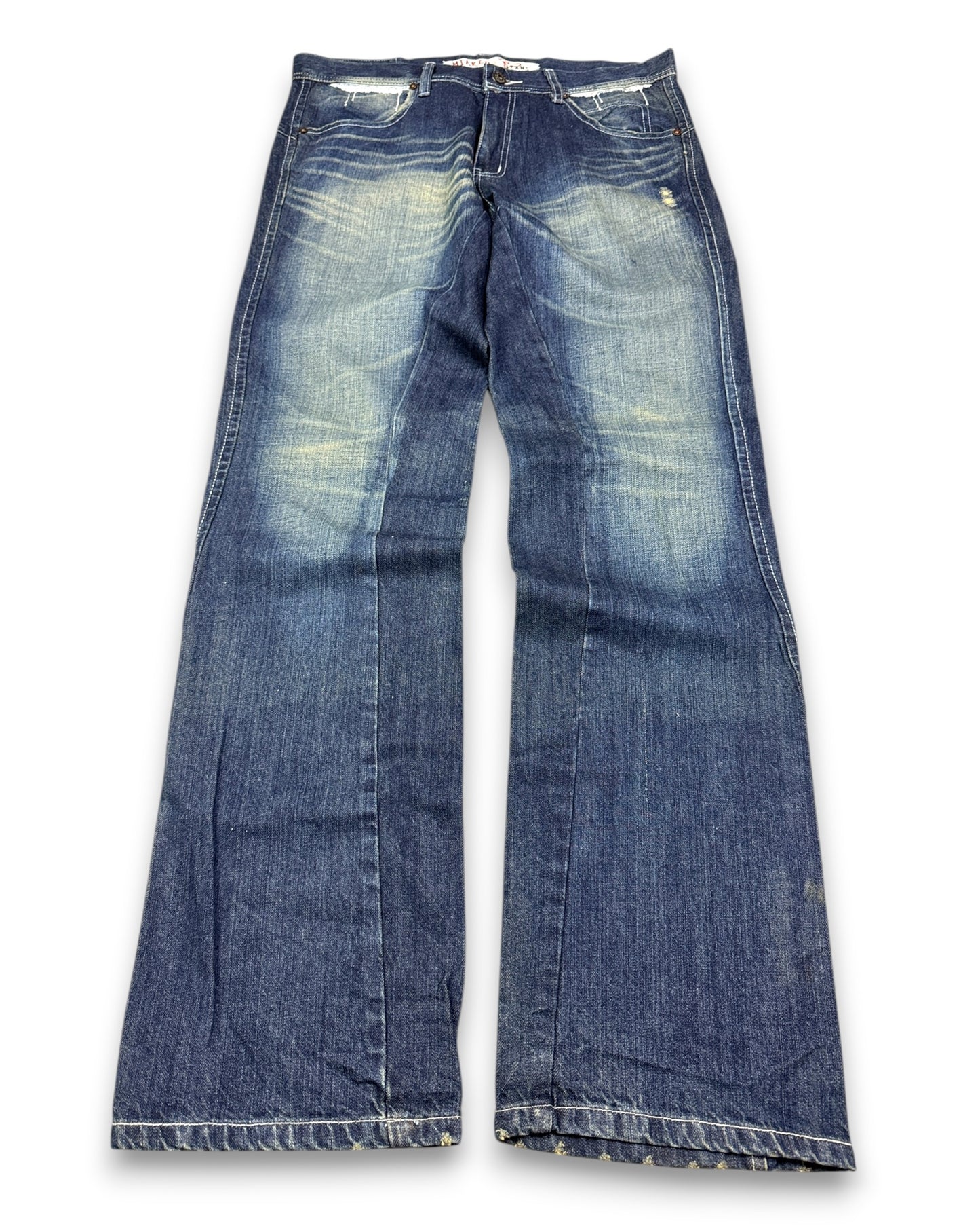 2000s Miaker Japanese Archive Straight/Baggy Jeans *very rare 34x34 (L)