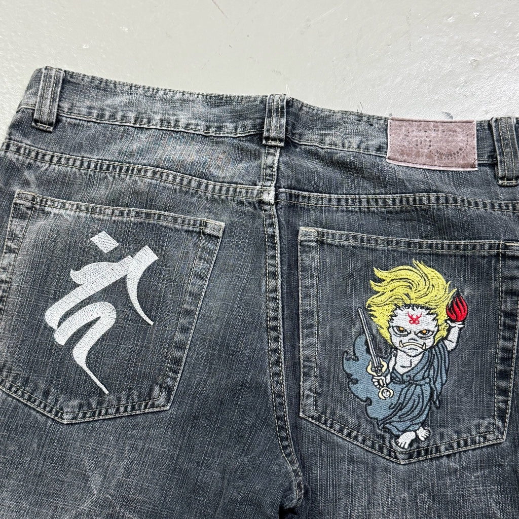 2000’s Japanese Straight Jeans *rare 34x34
