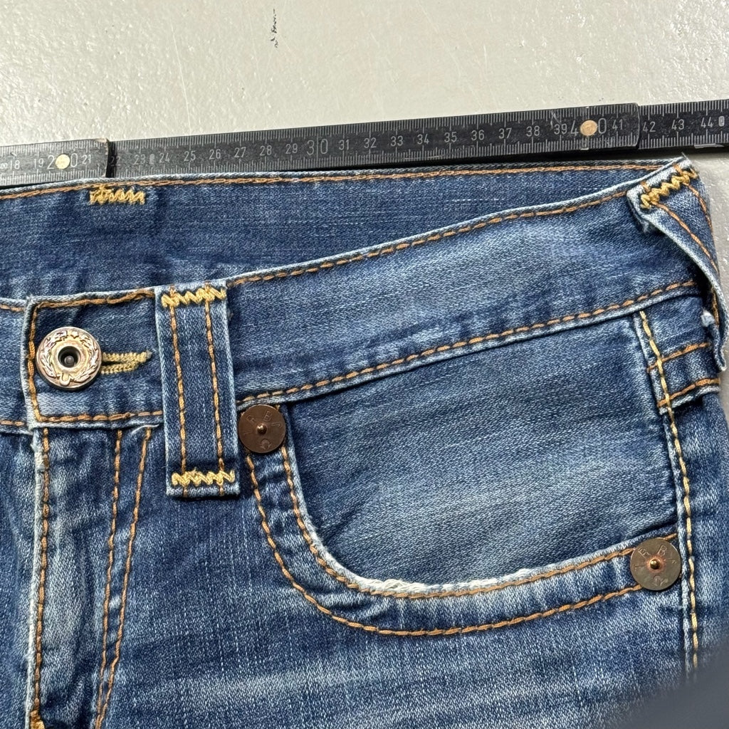 2000’s True Religion Baggy Bootcut Jeans *rare 33x32