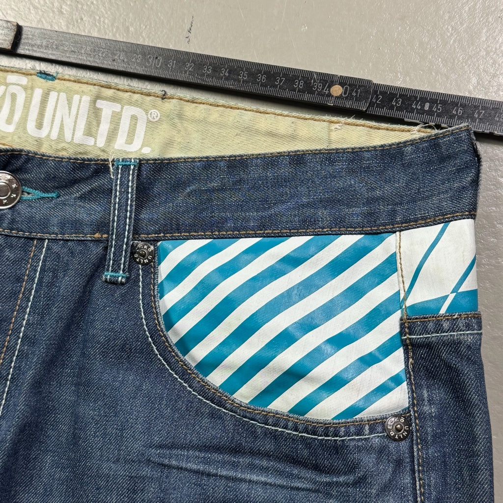 2000’s Eckō Unltd. Hip Hop Baggy Jeans *rare 36x36