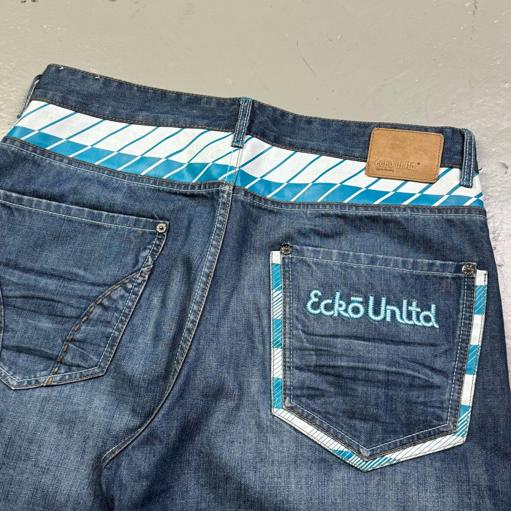 2000’s Eckō Unltd. Hip Hop Baggy Jeans *rare 36x36