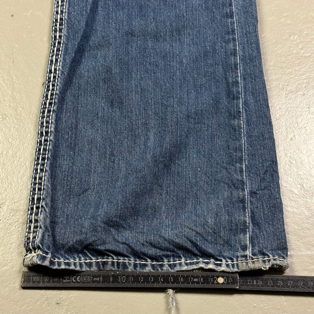 2000’s True Religion Baggy Bootcut Jeans *rare 38x34
