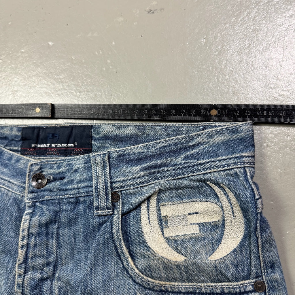 2000’s Phat Farm Hip Hop Baggy Jeans *rare 34x34