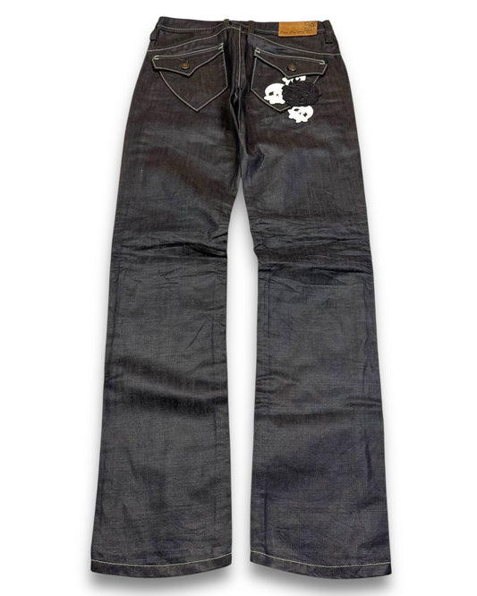 2000's Jizo Japanese Archive Slim/Straight Waxed Jeans *extremely rare 28x30 (S)