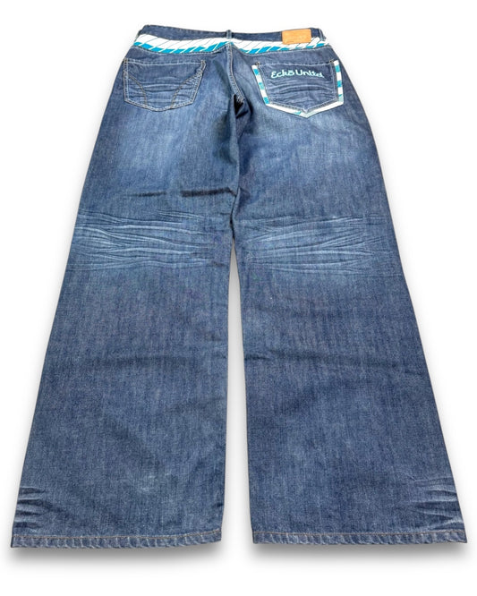 2000’s Eckō Unltd. Hip Hop Baggy Jeans *rare 36x36
