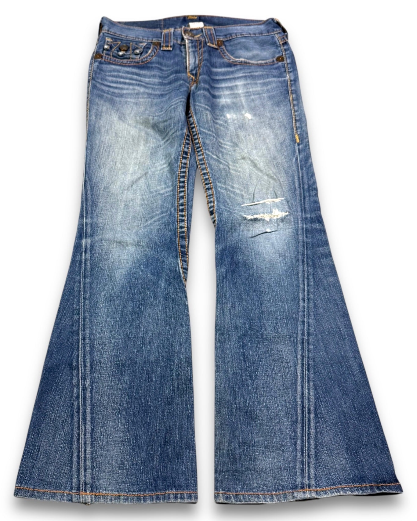 2000’s True Religion Baggy Bootcut Jeans *rare 33x32