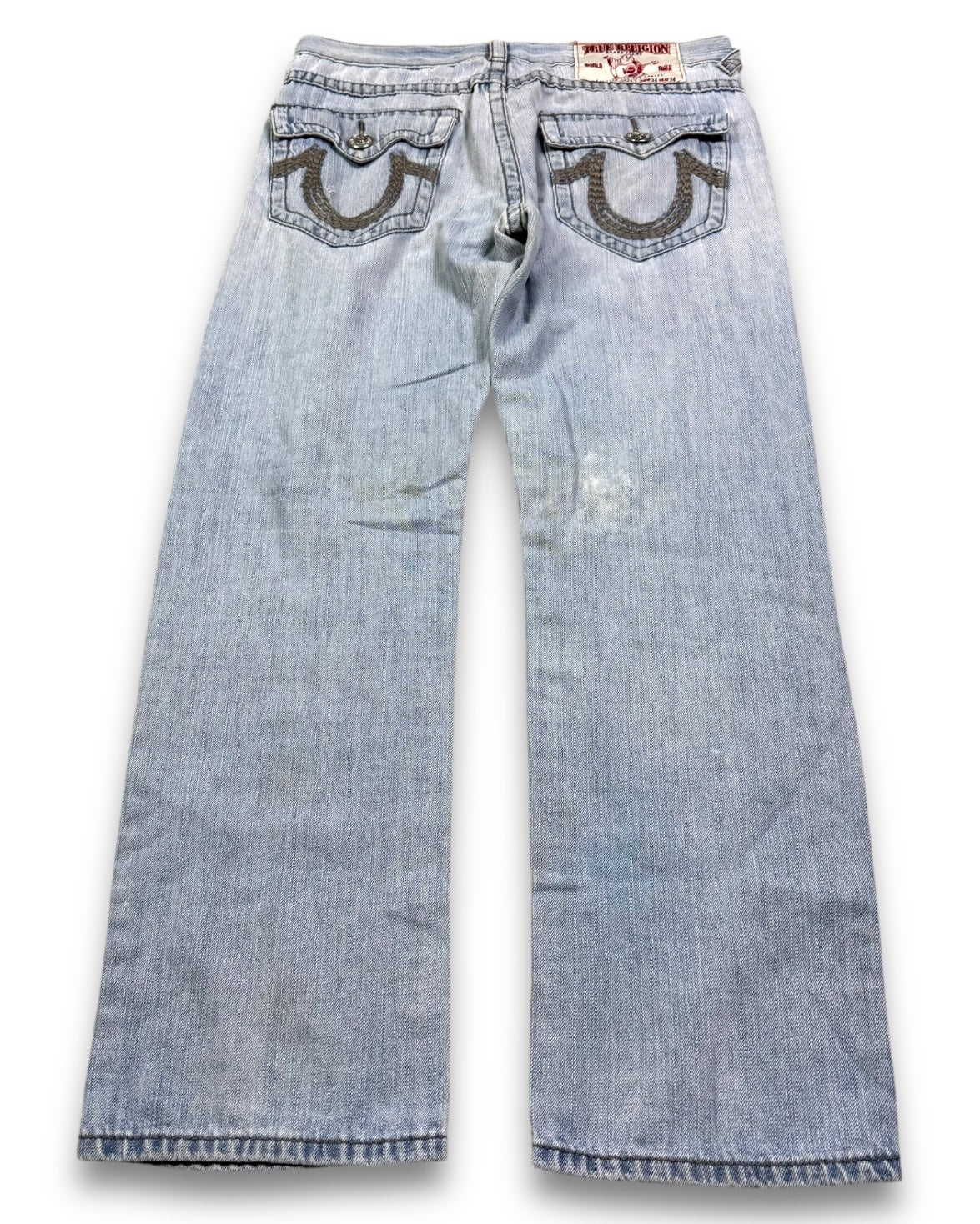 2000’s True Religion Baggy/Straight Jeans *rare 34x32
