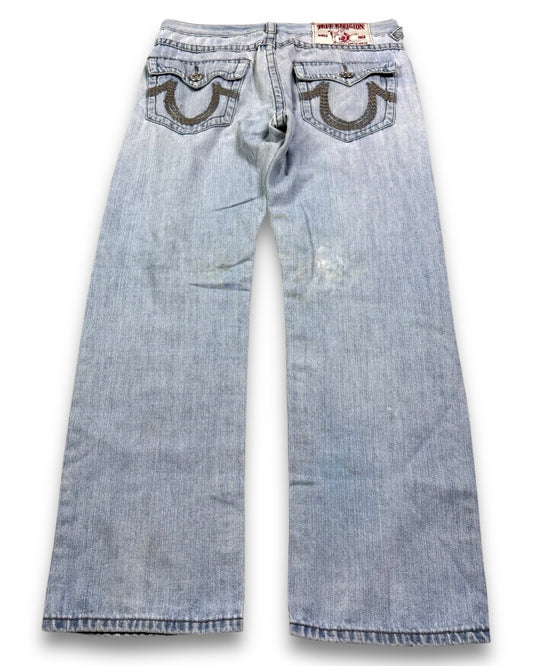2000’s True Religion Baggy/Straight Jeans *rare 34x32