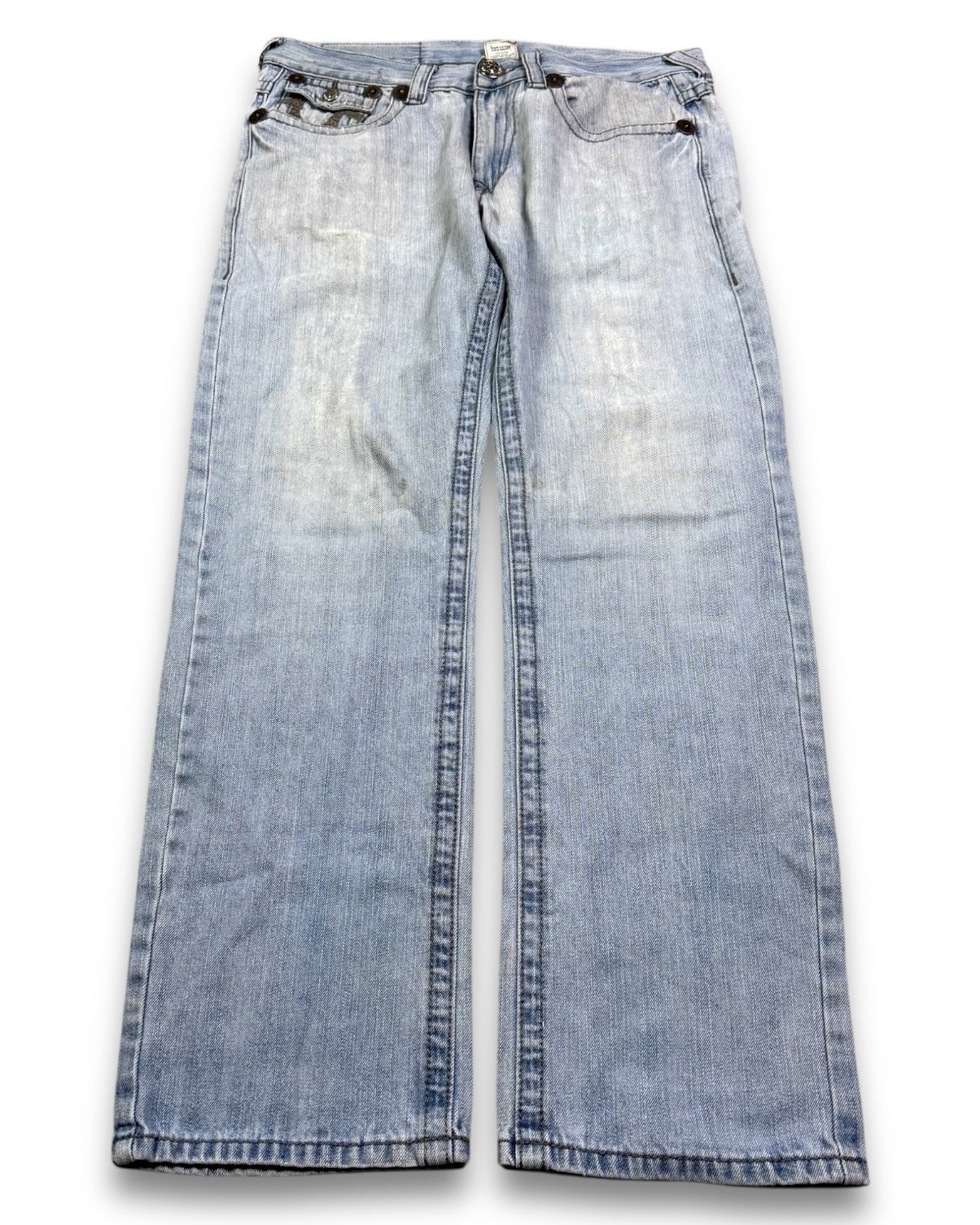 2000’s True Religion Baggy/Straight Jeans *rare 34x32