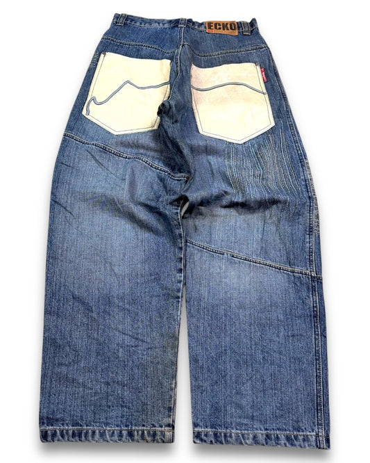 2000’s Eckō Unldt. Hip Hop Baggy Jeans *rare 29x30