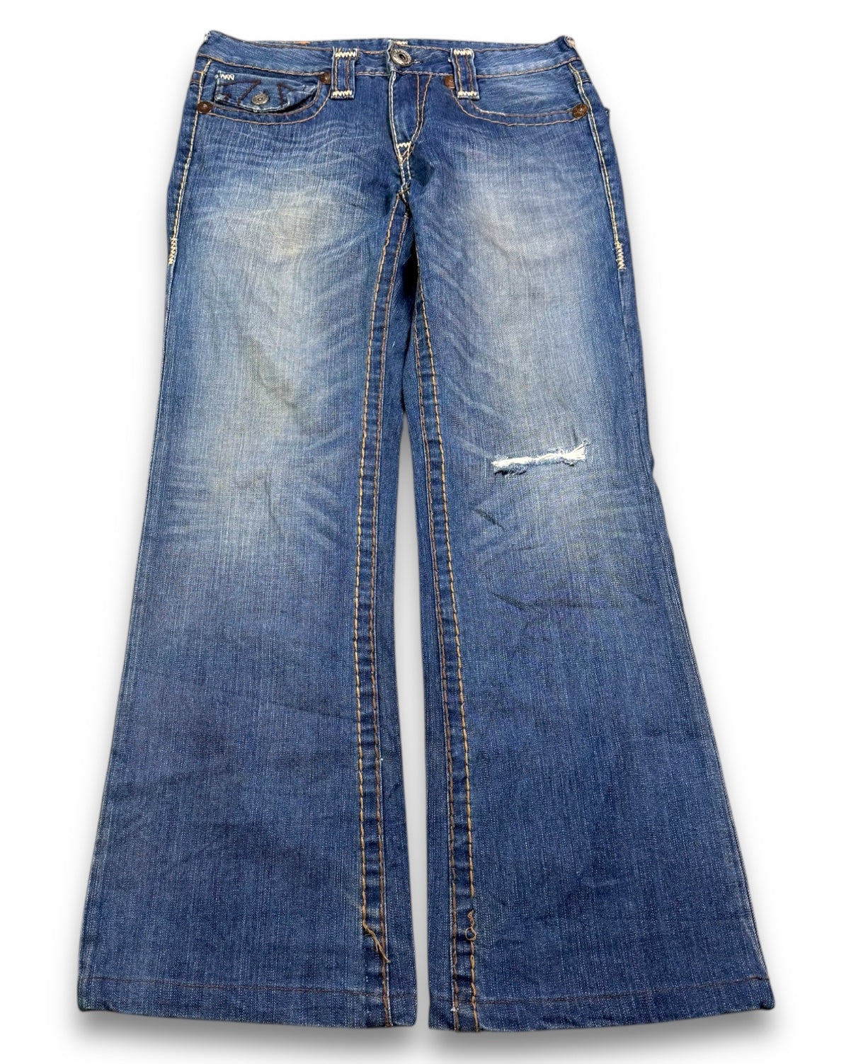2000’s True Religion Baggy Bootcut Jeans *rare 31x30
