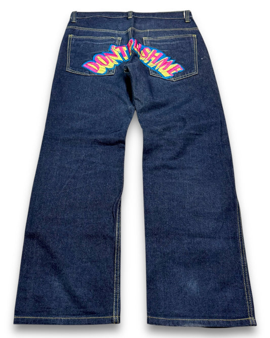 2000’s Double Diamond Japanese Archive Baggy Jeans *very rare 34x32