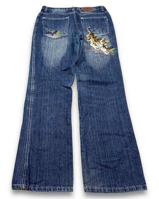 2000’s Japanese Tiger Straight Jeans 30x32