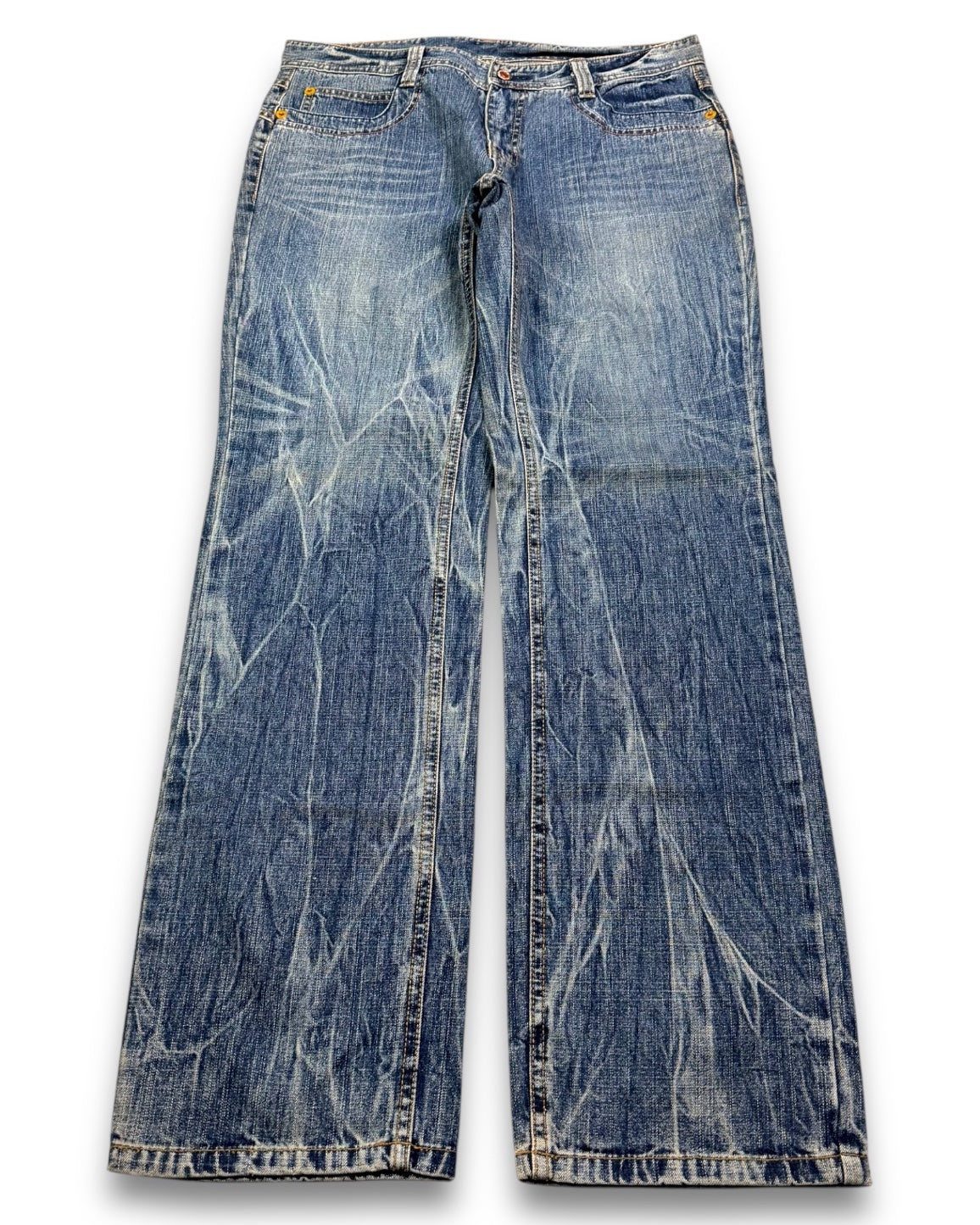 2000’s Big Group Japanese Archive Straight Jeans *very rare 34x34