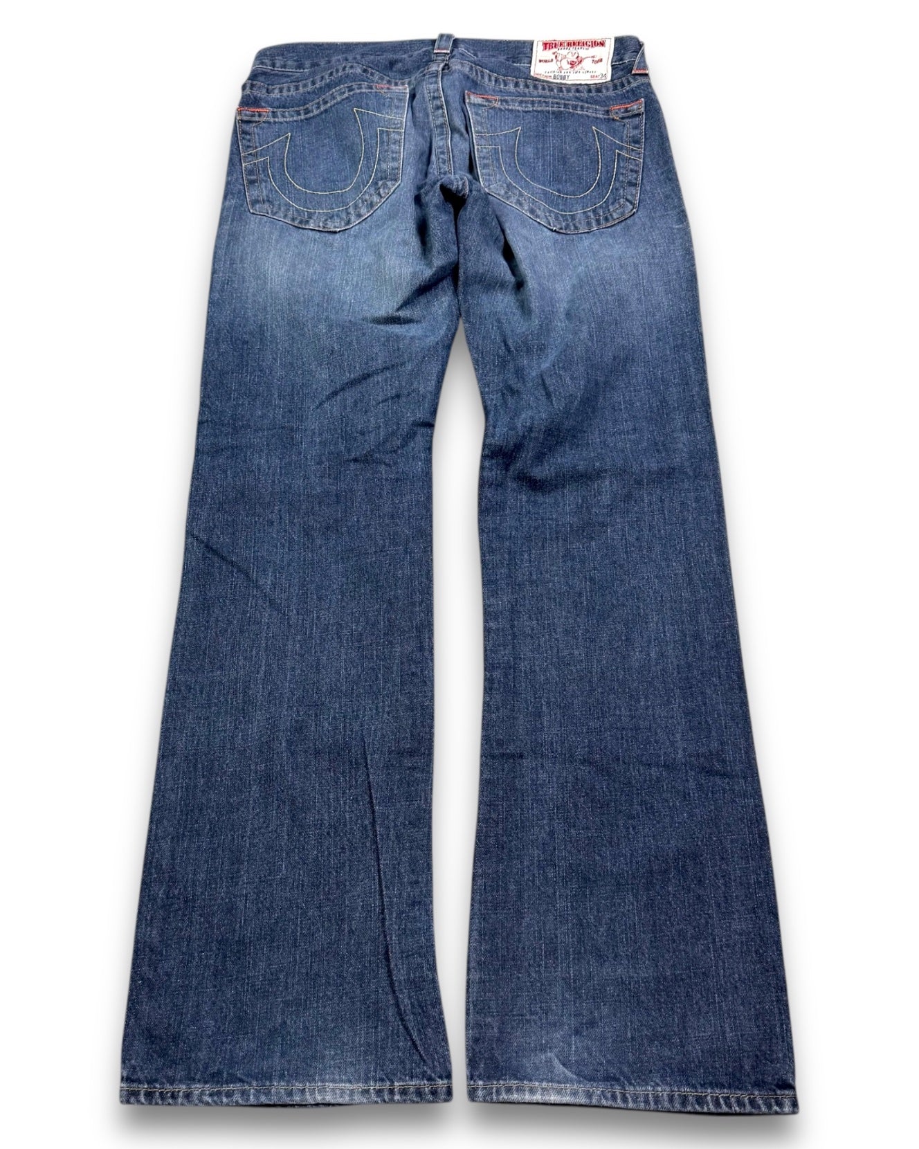2000’s True Religion Baggy/Straight Jeans *rare 36x34