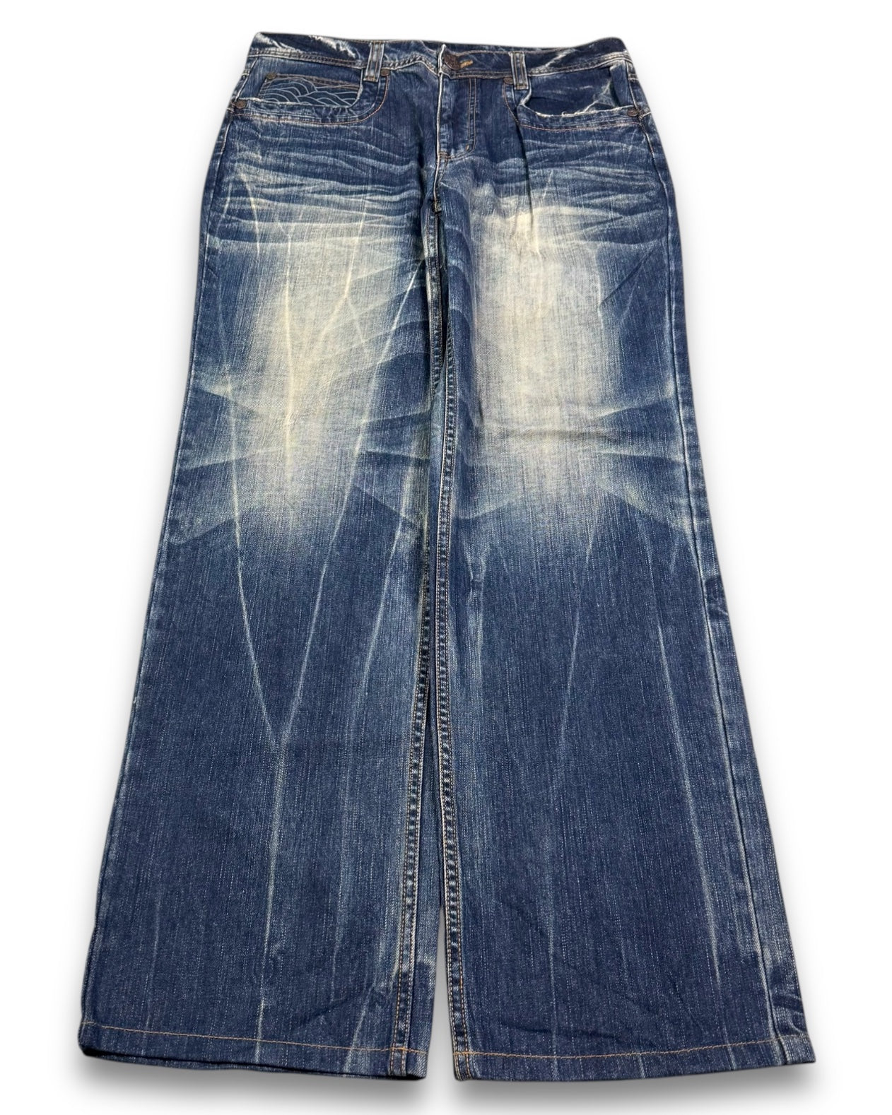 2000’s Stockton Japanese Archive Baggy Jeans *very rare 32x32