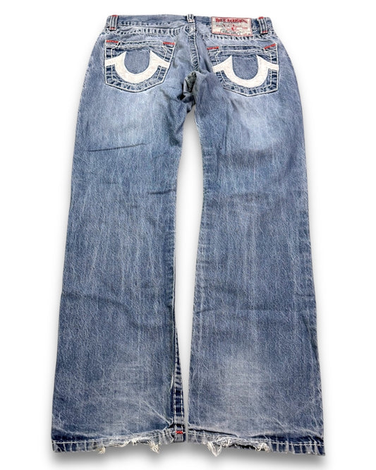 2000’s True Religion Baggy/Straight Jeans *rare 34x32