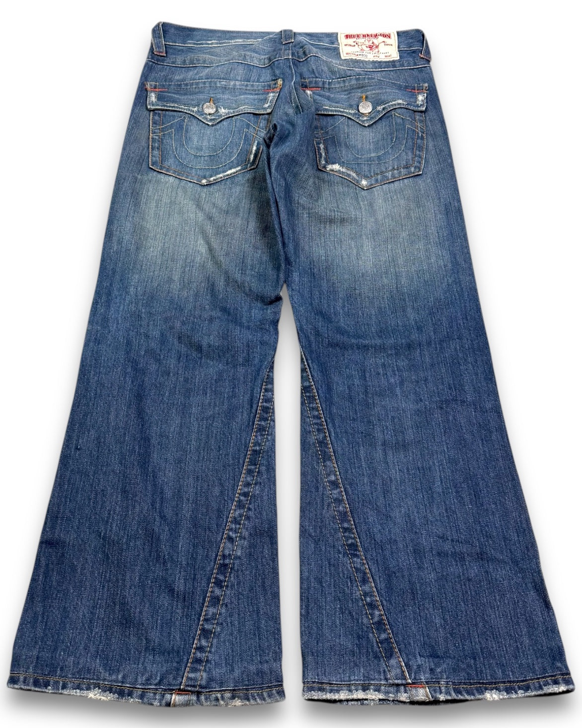2000’s True Religion Baggy Bootcut Jeans *rare 32x29