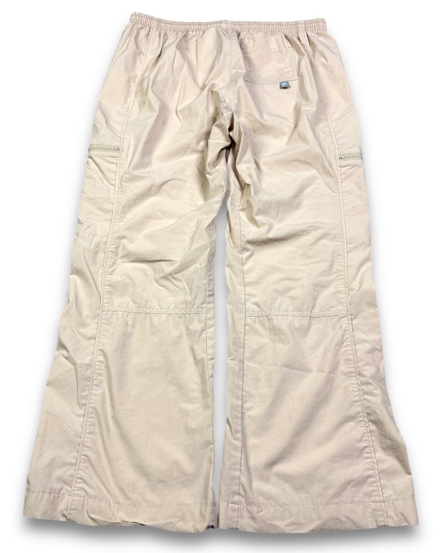 2000’s Nike Sandstorm Beige Baggy Trackpants *very rare 30x30