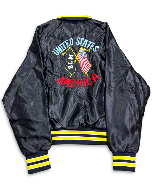 1980’s USA “BLM” College Jacket *very rare (M)