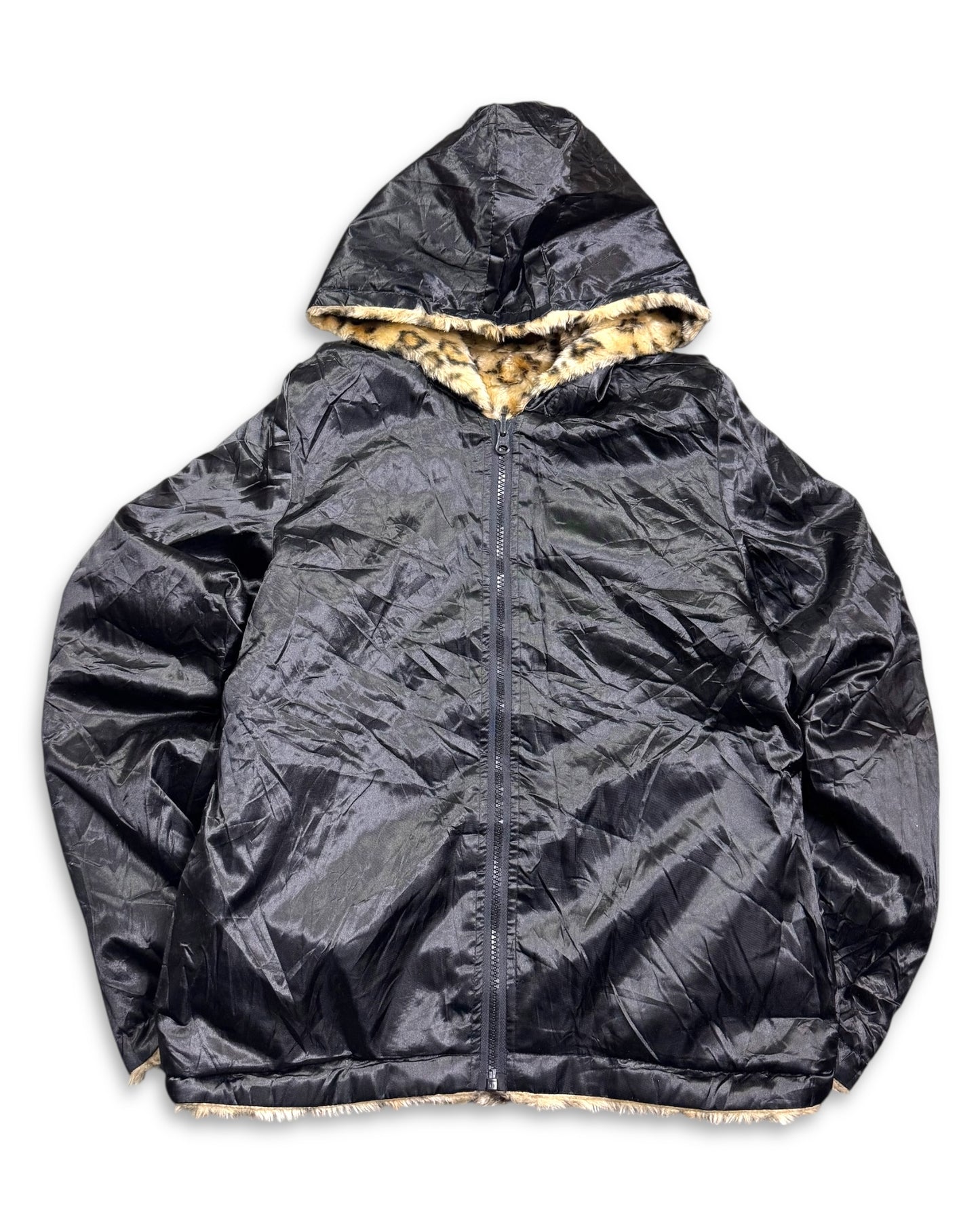2000‘s Leo Faux Fur Reversible 2in1 Jacket Women‘s (S)