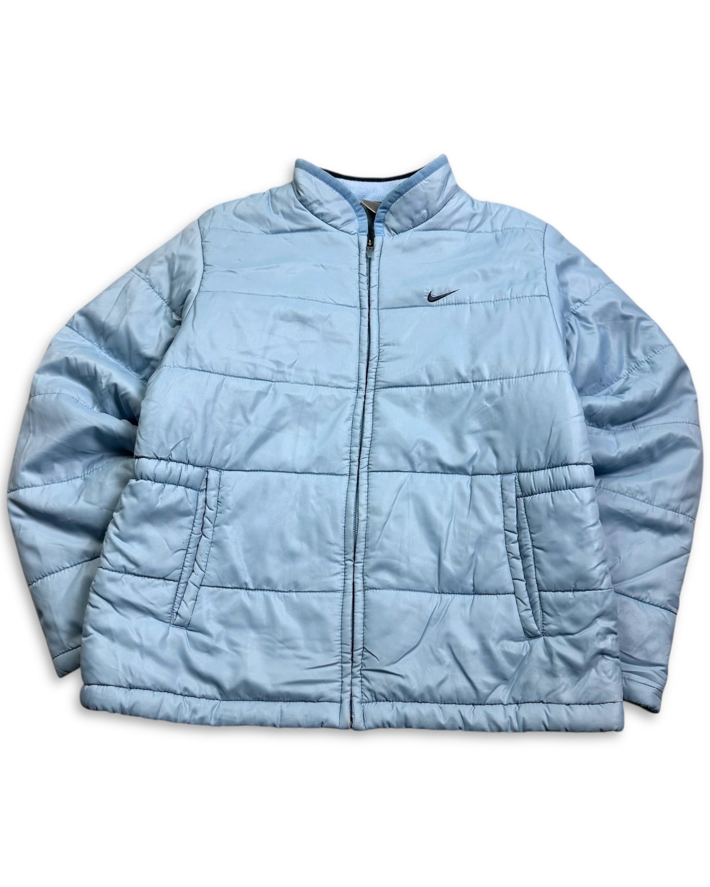 2000‘s Nike Sky Blue Puffer Jacket Women‘s *rare (S)